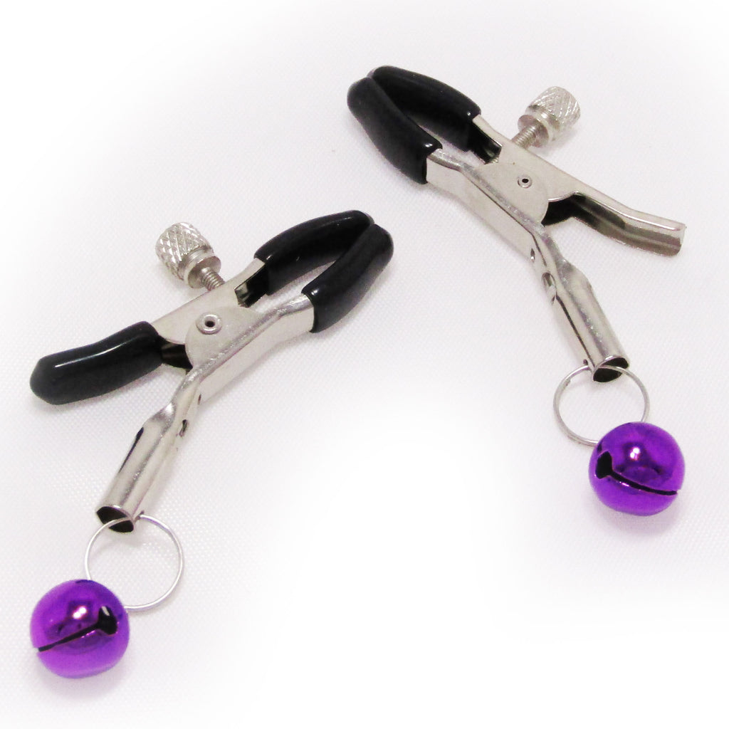 Nipple Wear Purple Bell Nipple Clamps