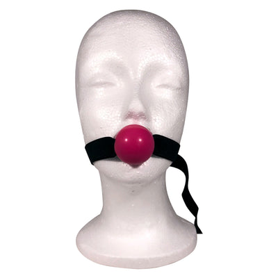 Fetish Pleasure Play Pink Rubber Ball Gag