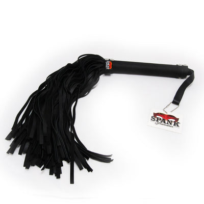 Fetish Pleasure Play Faux Suede Striped Flogger