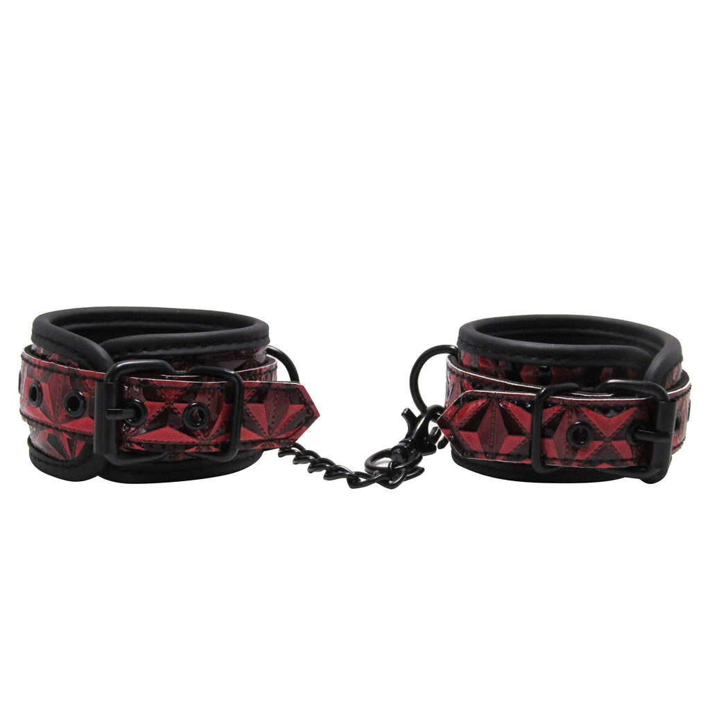 Fetish Pleasure Play Red Passionate Wrist Cuffs