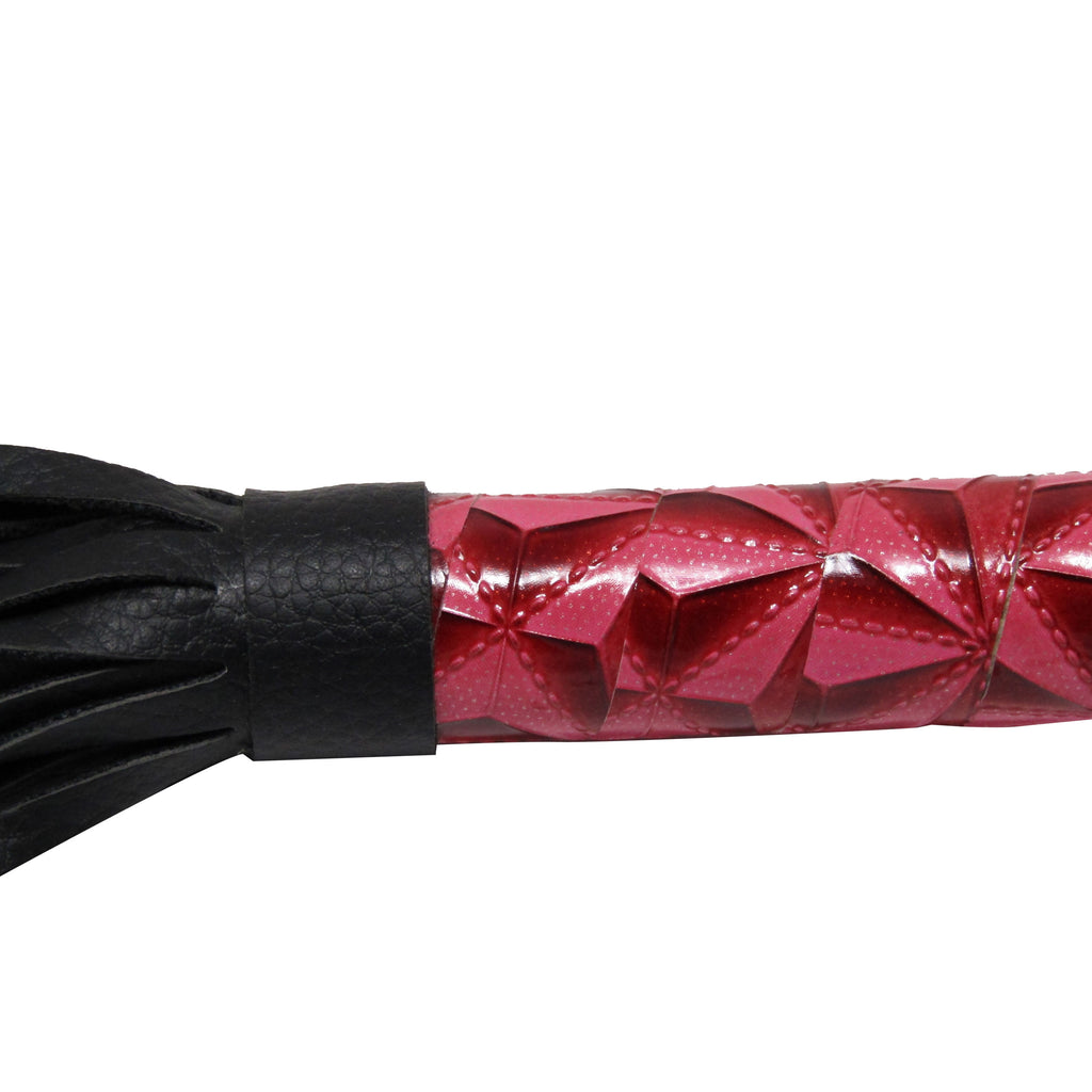 Fetish Pleasure Play Passionate Pink/Black Flogger