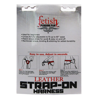 Fetish Pleasure Play Leather Harness
