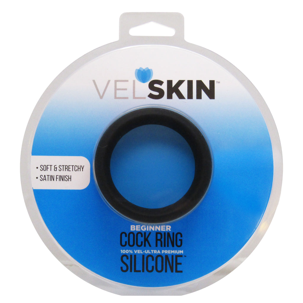 Velskin Beginner Black Cock Ring