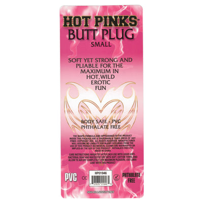 Hot Pinks Small Butt Plug