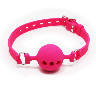 Fetish Pleasure Play Pink Silicone Gag