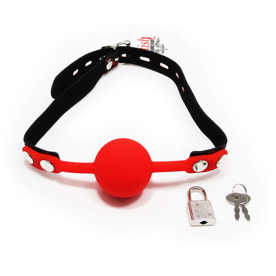 Fetish Pleasure Play Red Ball Gag