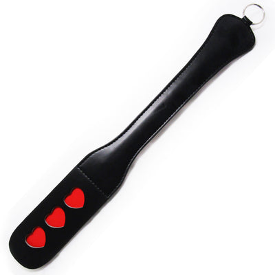 Fetish Pleasure Play Black Heart Paddle