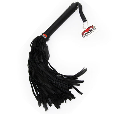 Spank Provocateur Large Black Leather Flogger