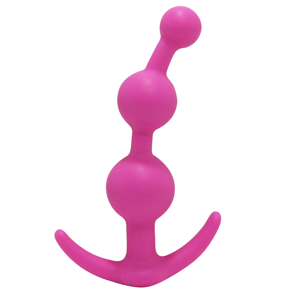Get the Pink Medium Beaded Hook N' Up Anal Plug Only at Castle Megastore Get the Pink Medium Beaded Hook N' Up Anal Plug Only at Castle Megastore