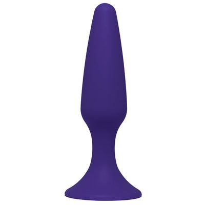 Hook N' Up Slimline Anal Plug - Purple