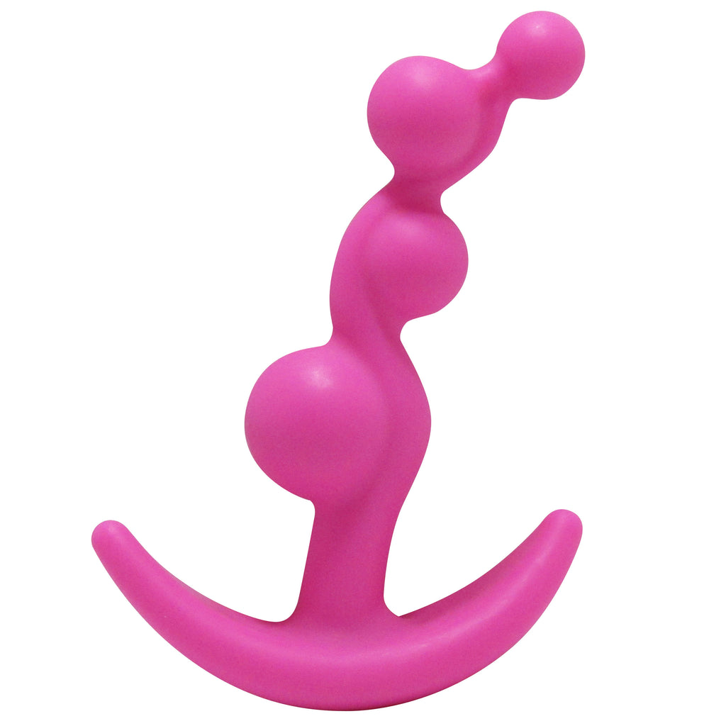 Get the Pink Hook N' Up Small Beaded Anal Plug Only at Castle Megastore Get the Pink Hook N' Up Small Beaded Anal Plug Only at Castle Megastore