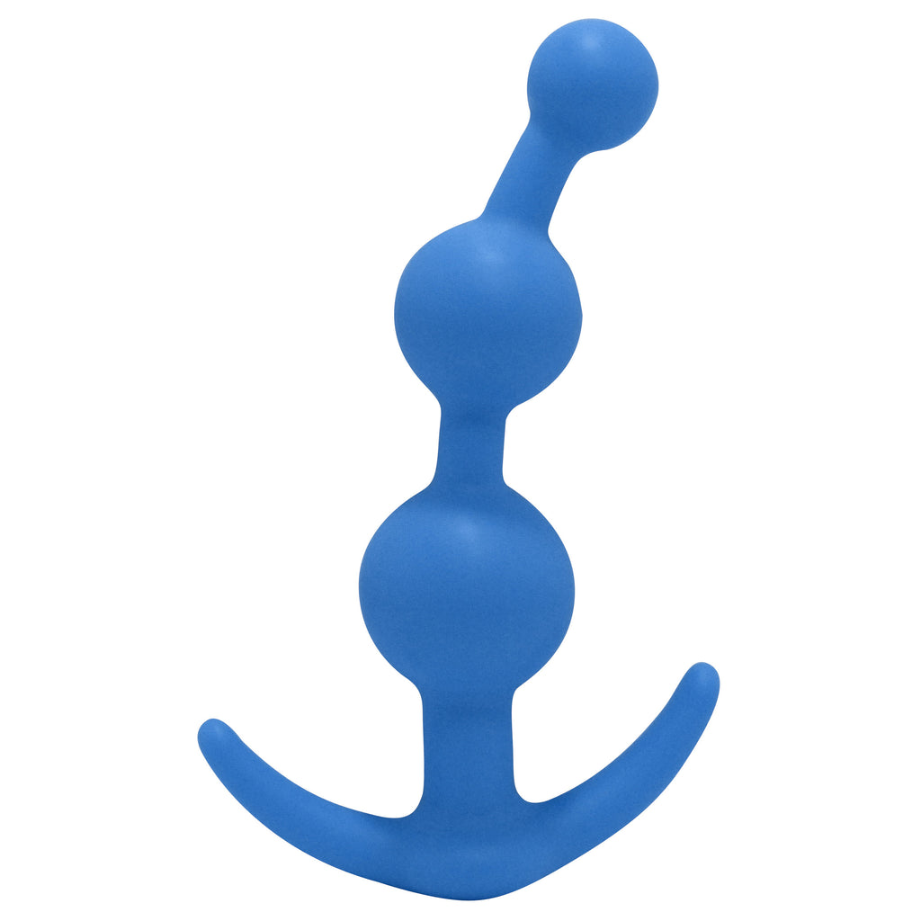 Get the Hook N' Up Medium Beaded Blue Anal Plug Only at Castle Megastore Get the Hook N' Up Medium Beaded Blue Anal Plug Only at Castle Megastore