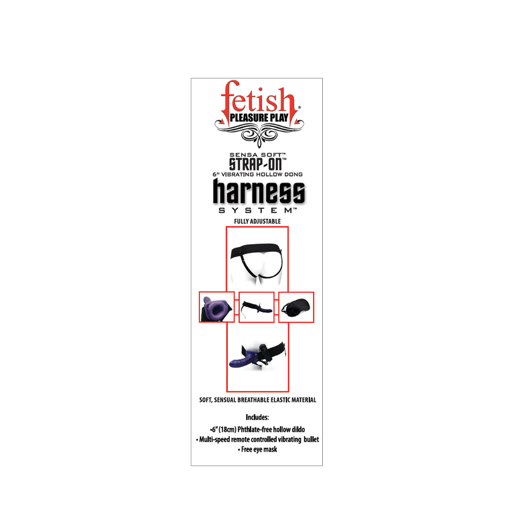 Fetish Pleasure Play Strap-On Harness System w/6