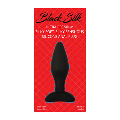 Black Silk Medium Plug