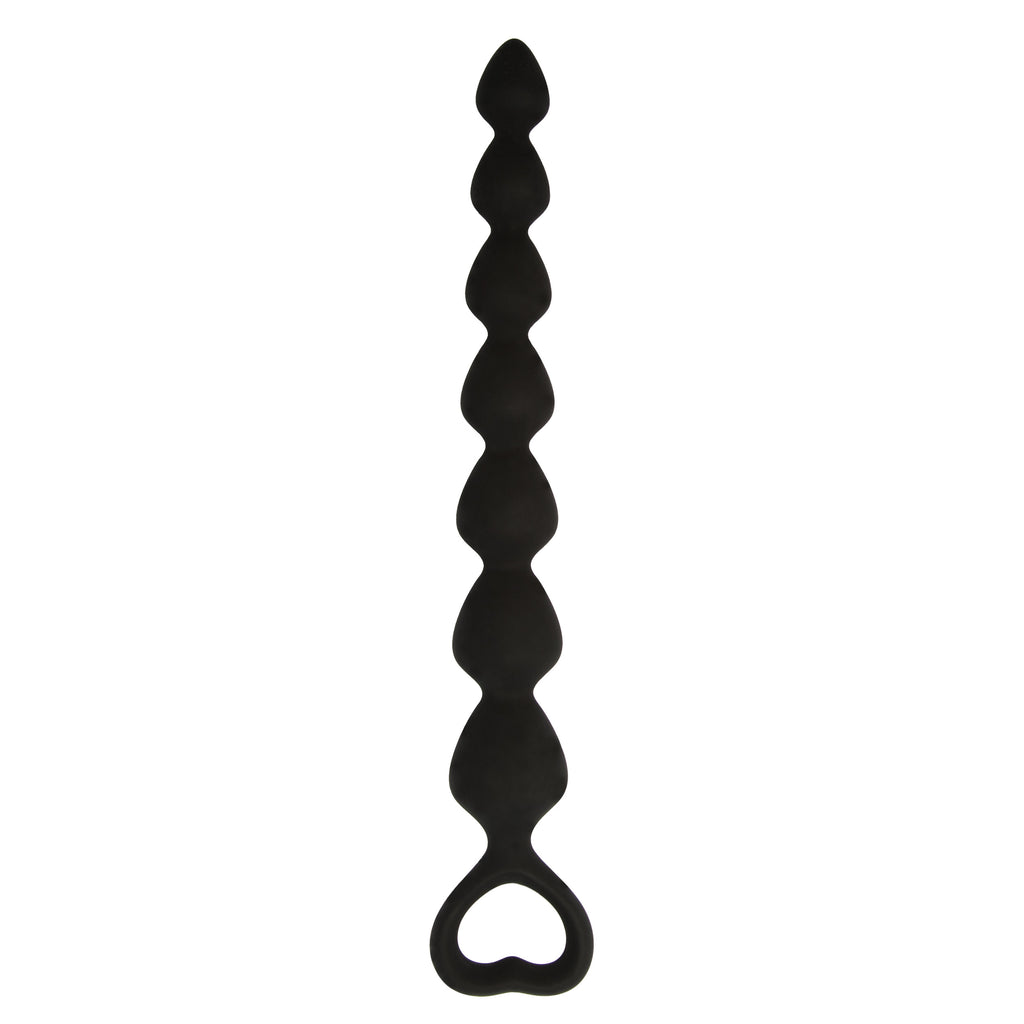 Black Silk Large Anal Beads