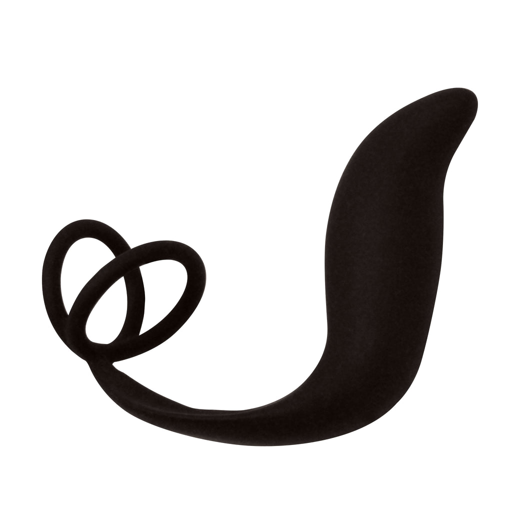 Anal Ecstasy Curved Surprise Double Cock Ring & Anal Plug | Castle Megastore Anal Ecstasy Curved Surprise Double Cock Ring & Anal Plug | Castle Megastore