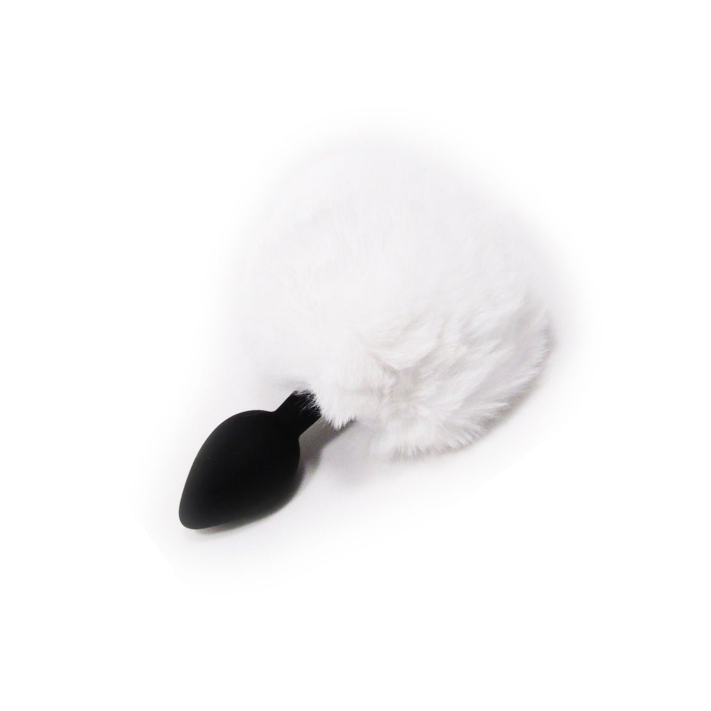 Get the Fetish Pleasure Play White Bunny Tail Silicone Plug Only at Castle Megastore Get the Fetish Pleasure Play White Bunny Tail Silicone Plug Only at Castle Megastore