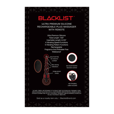 Blacklist Ball Plug