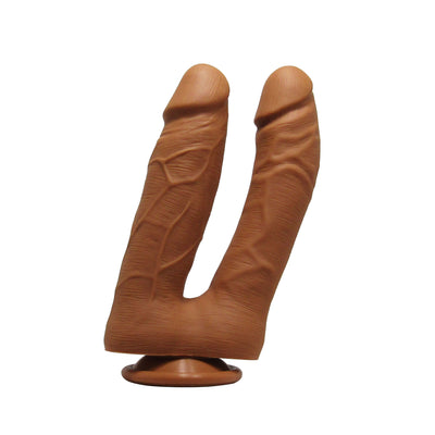 Colorfuls 7.75in Brown Double Dildo