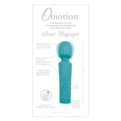 Omotion Wand Massager - Teal