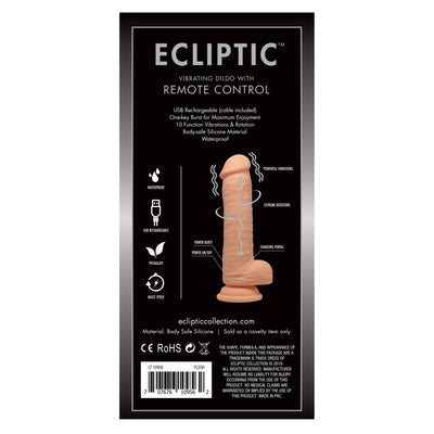Ecliptic SZ3 Remote Dildo - Flesh