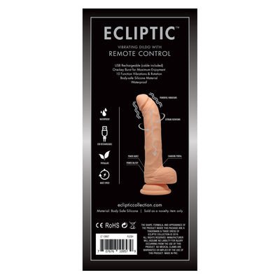 Ecliptic SZ4 Remote Dildo - Flesh