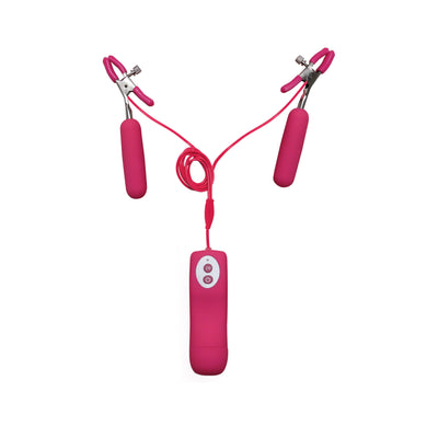 Nipple Wear Stimulating Nipple Clamps - Pink