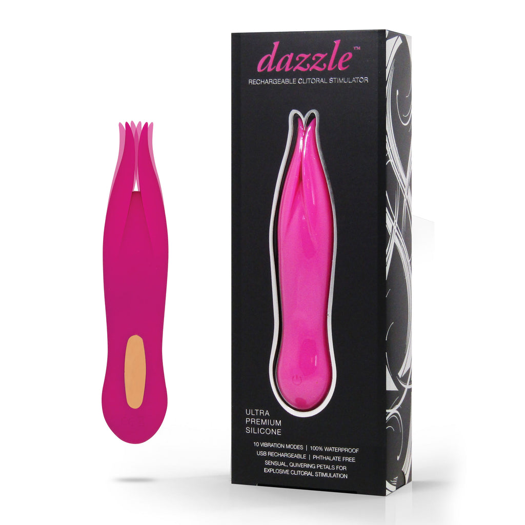 Get the Dazzle Clitoral Stimulator in Pink Only at Castle Megastore Get the Dazzle Clitoral Stimulator in Pink Only at Castle Megastore