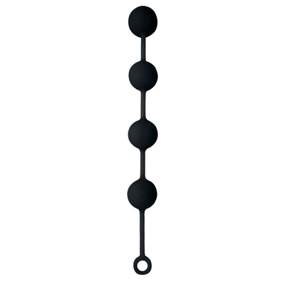 Black Silk XXL 4 Anal Beads