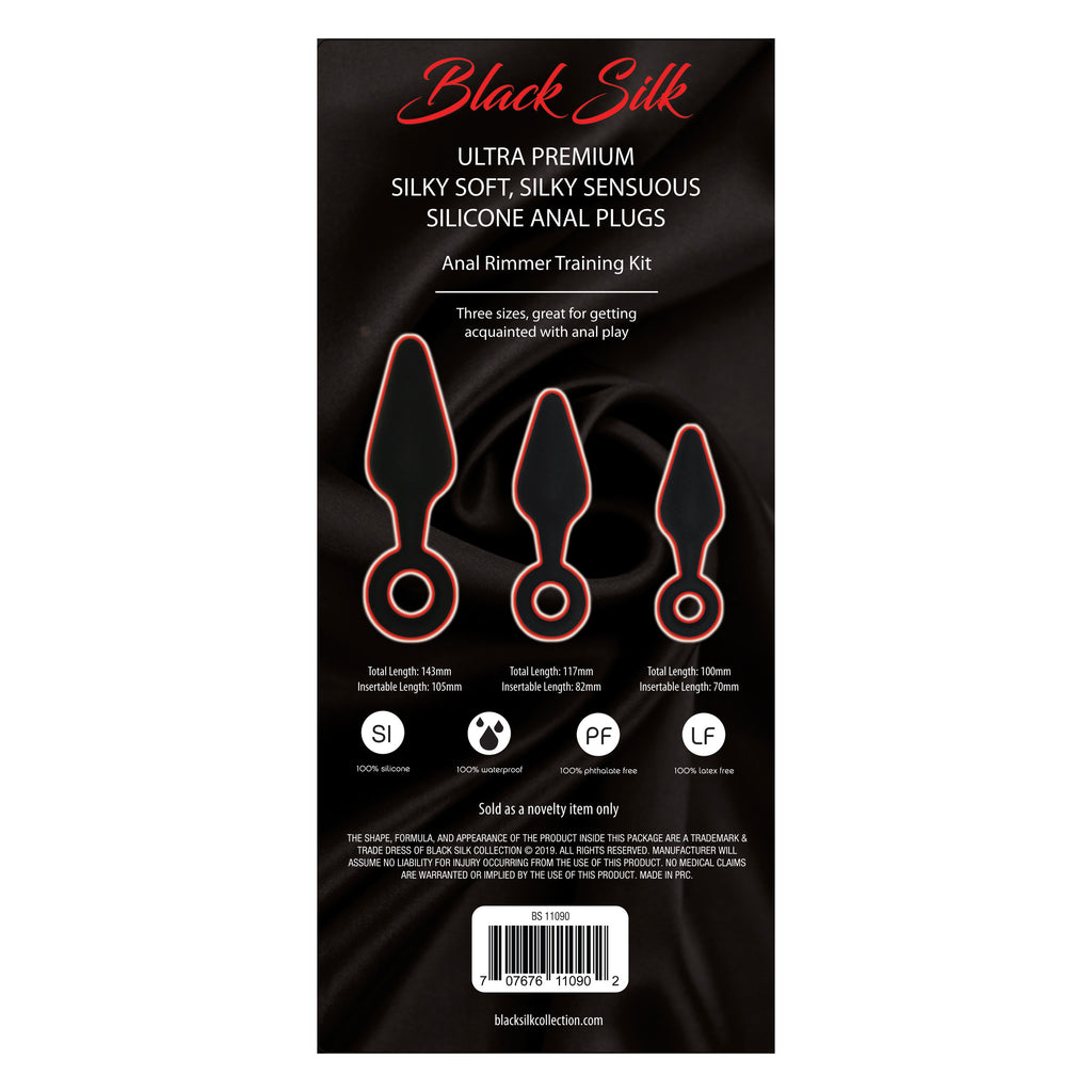 Black Silk Anal Rimmer Training Kit