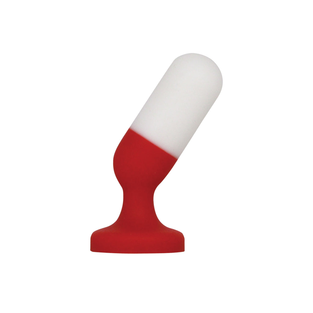 Get the Velskin Red/White Pill Plug Only at Castle Megastore Get the Velskin Red/White Pill Plug Only at Castle Megastore
