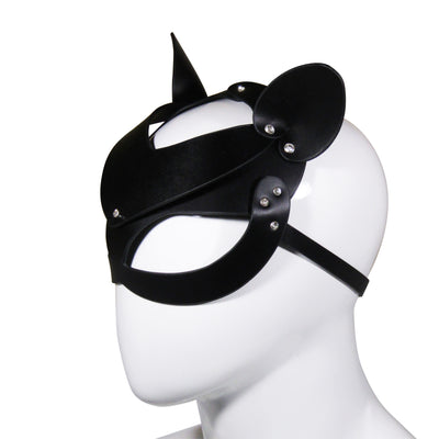 Fetish Pleasure Play Black Mouse Mask