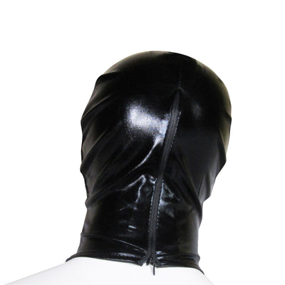 Fetish Pleasure Play Open Mouth Blackout Hood