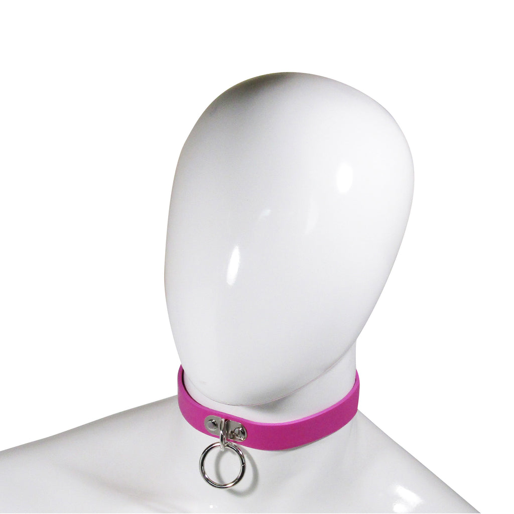 Fetish Pleasure Play Pink O-Eye Collar