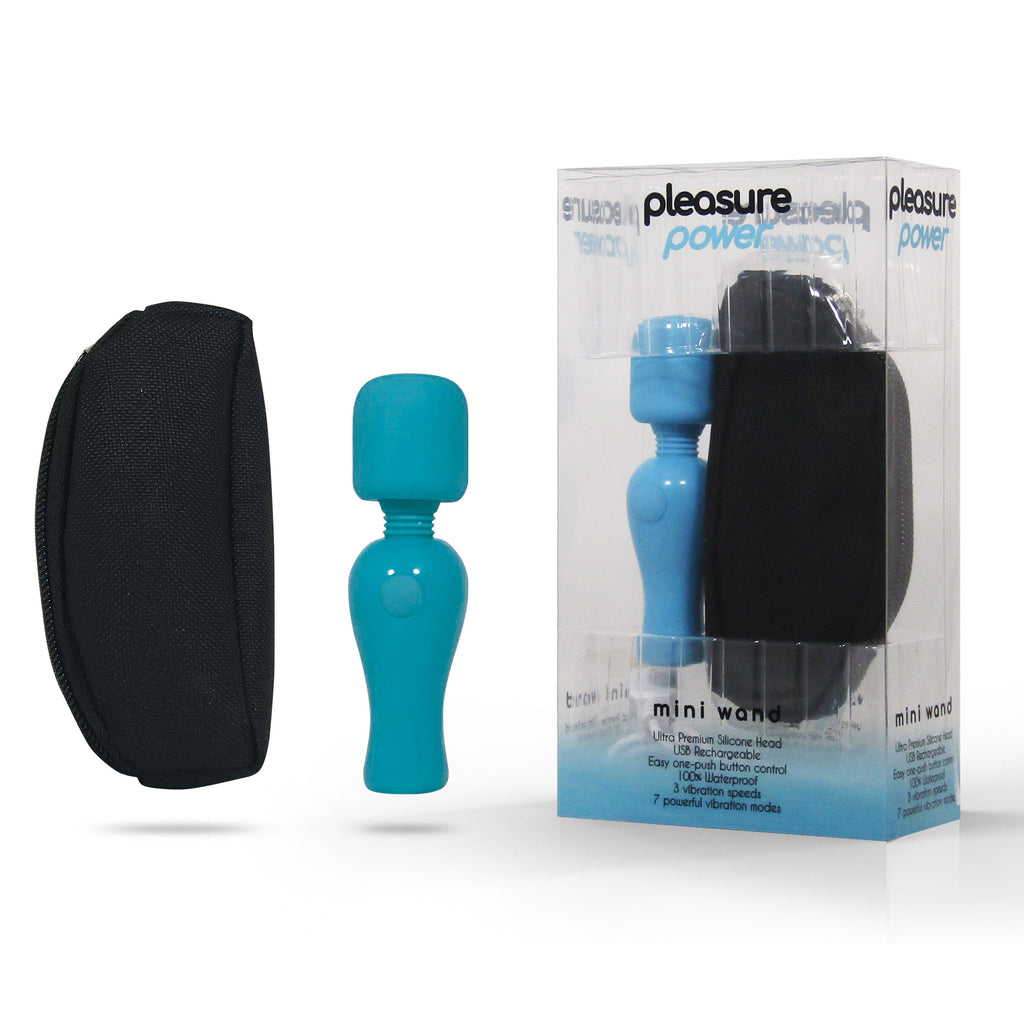 Pleasure Power Pocket Wand - Teal