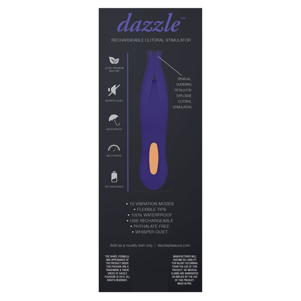 Dazzle Clitoral Stimulator - Purple