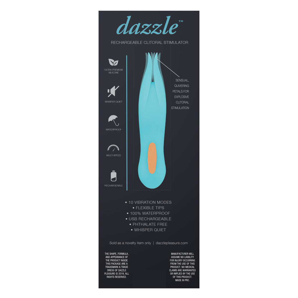 Dazzle Clitoral Stimulator - Teal