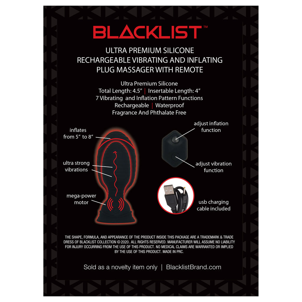 Blacklist Plug Inflatable