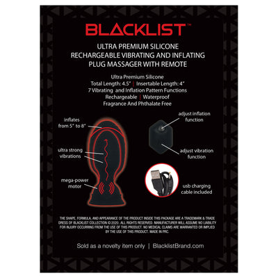 Blacklist Plug Inflatable