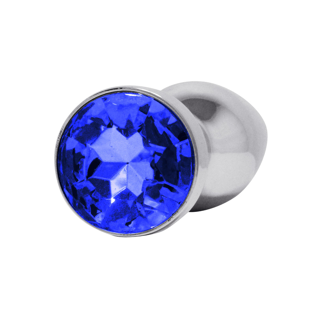 Get the Fetish Pleasure Play Small Anal Plug with Blue Jewel Only at Castle Megastore Get the Fetish Pleasure Play Small Anal Plug with Blue Jewel Only at Castle Megastore