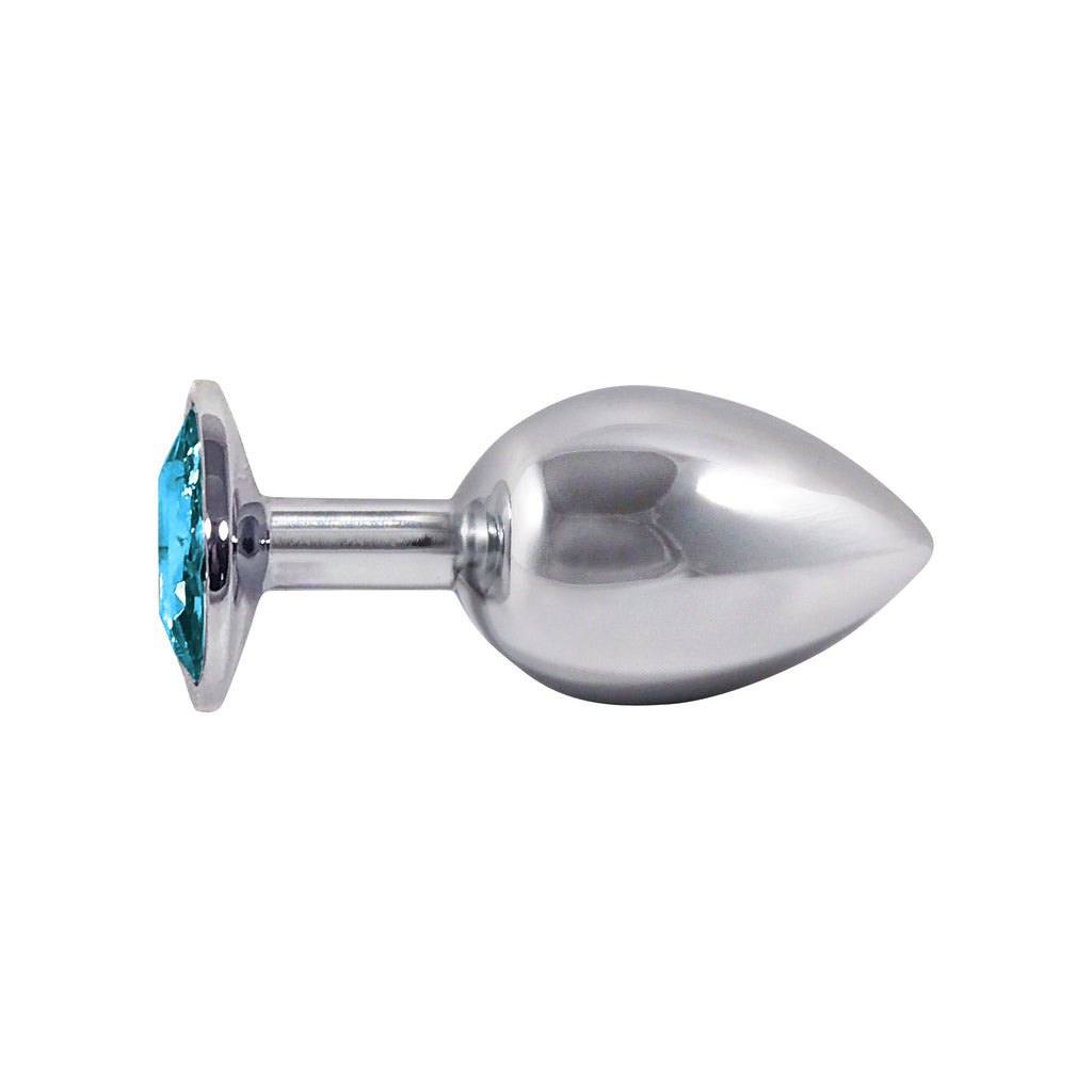 Get the Fetish Pleasure Play Small Anal Plug with Light Blue Jewel Only at Castle Megastore Get the Fetish Pleasure Play Small Anal Plug with Light Blue Jewel Only at Castle Megastore