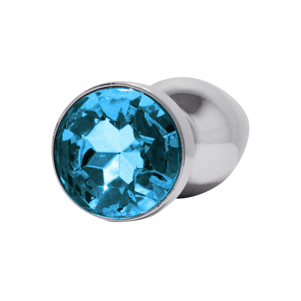 Get the Fetish Pleasure Play Small Anal Plug with Light Blue Jewel Only at Castle Megastore Get the Fetish Pleasure Play Small Anal Plug with Light Blue Jewel Only at Castle Megastore
