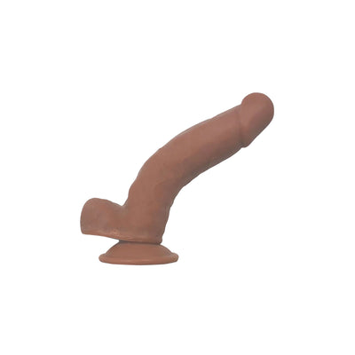 F5 8.5in Self Lubricating Dildo - Brown