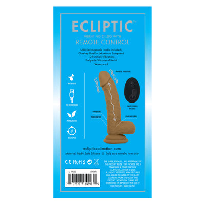 Ecliptic SZ1 Remote Dildo - Brown