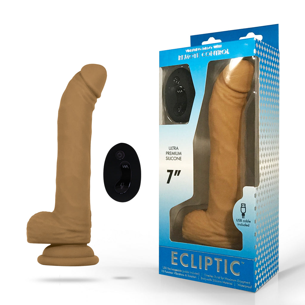 Ecliptic SZ4 Remote Dildo - Brown