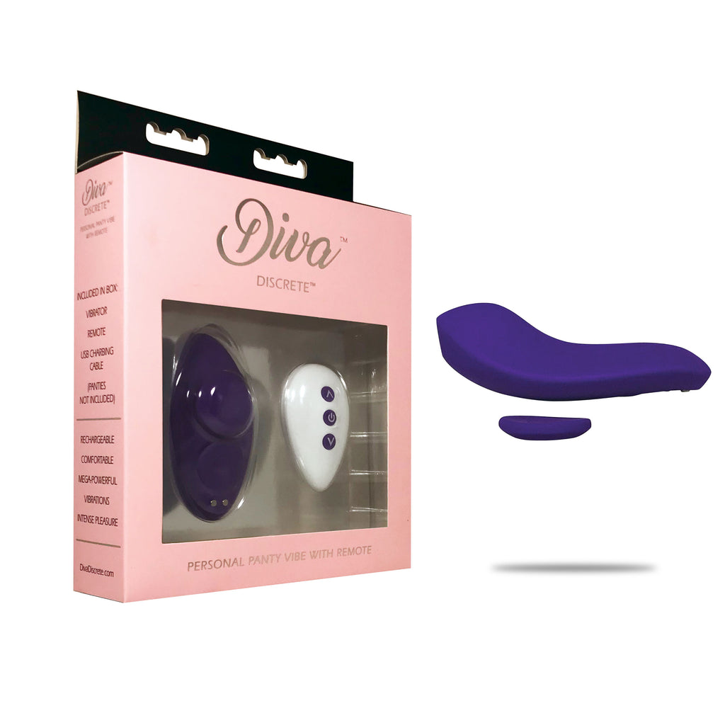 Diva Discrete Purple Panty Vibe
