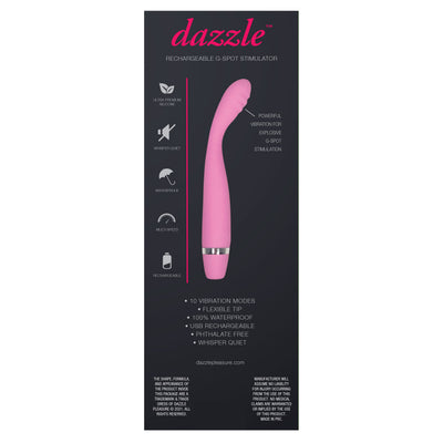 Get Dazzle's Pink G-Spot Vibrator Only at Castle Megastore Get Dazzle's Pink G-Spot Vibrator Only at Castle Megastore