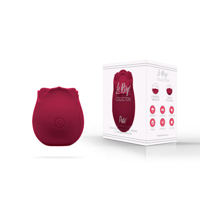 THE LE ROSE COLLECTION PULSE VIBRATING CLITORAL MASSAGER - CERISE