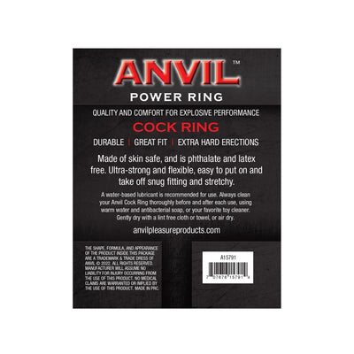 Anvil Glow-in-the-Dark Green Power Ring