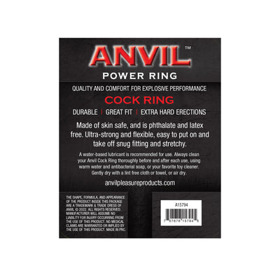 Anvil White Power Ring